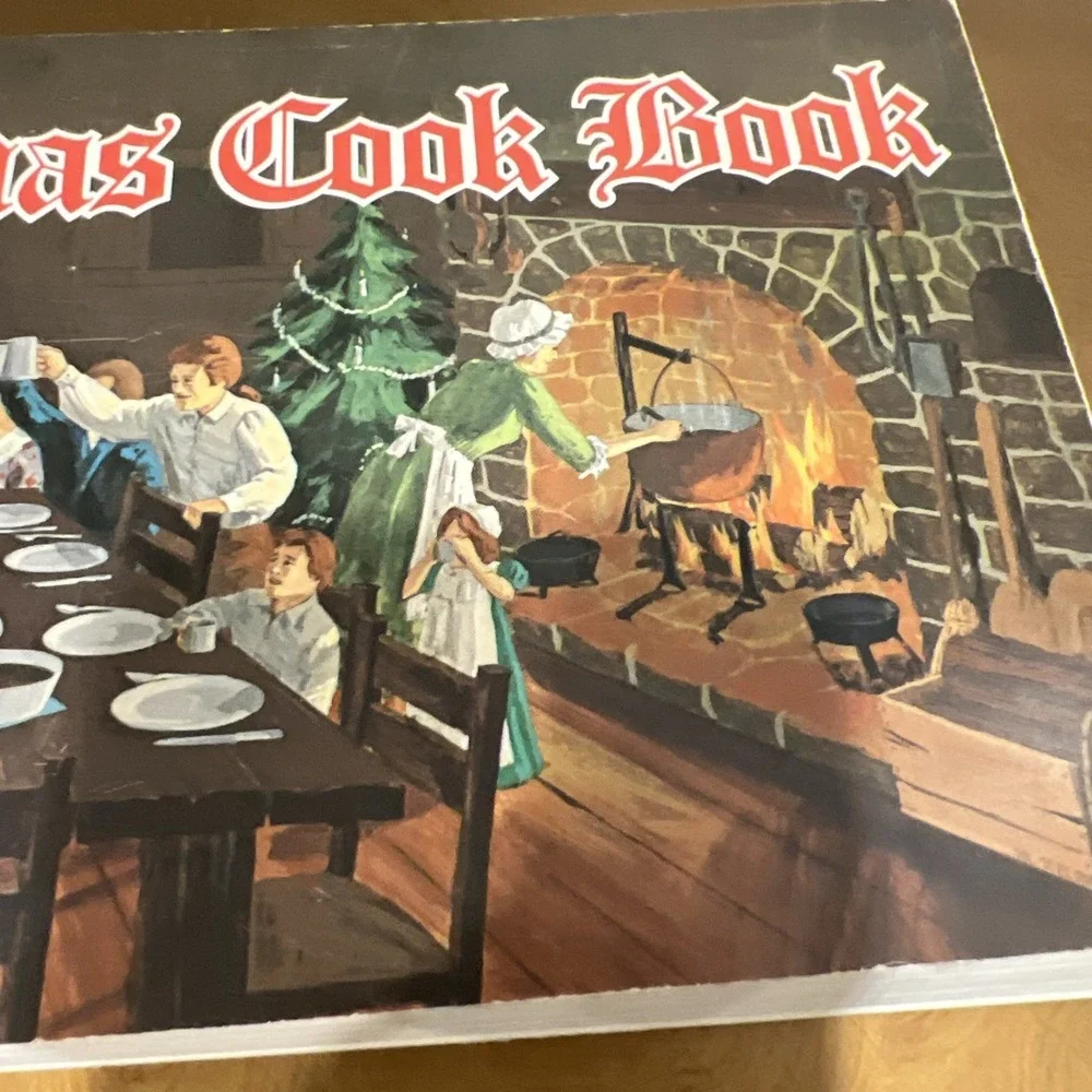 The Christmas Cook Book 1969 Fun Display Piece Christmas History Great Drawings